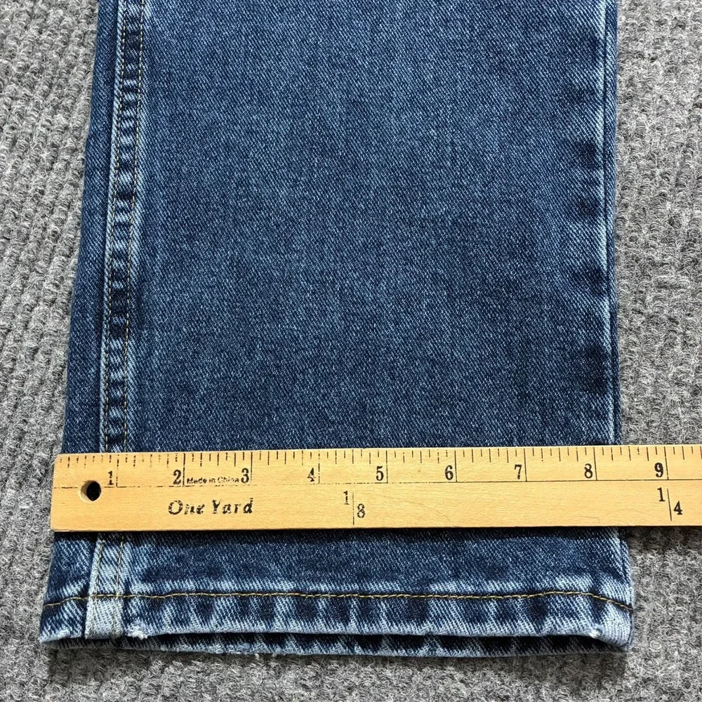 Genuine‎ Wrangler Mens Jeans Size 36x32 Blue Denim Regular Fit Cotton Vintage